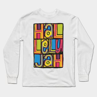 Hallelujah 'Happy Mondays' Inspired Design Long Sleeve T-Shirt